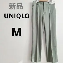 新品 ユニクロ　スマートアンクルパンツ　グリーン　M