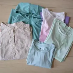 子供服　160　おまとめ　パーカー、Tシャツ5点セットのサムネイル
