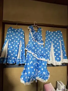 お値下げ✨フラメンコ衣装 ナオミ ドレス ワンピース 黒×ピンク