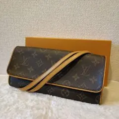 ⭐️美品❣️本物⭐️】ルイヴィトン モノグラム ポシェット ツインGM