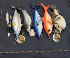 ぷにぷに 鮮魚 スクイーズお魚ストラップ 【 5種類 】・未使用 - メルカリ