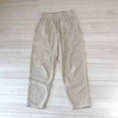 GU ジーユー　コーデュロイシェフパンツ　サイズS オフホワイト