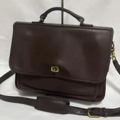 オールドコーチ ショルダーバッグ ビジネスバッグ ターンロック 2way A4