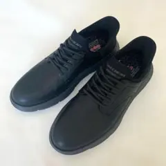 極美品スケッチャーズ27cmスリップインズ レザースニーカー ハンズフリー