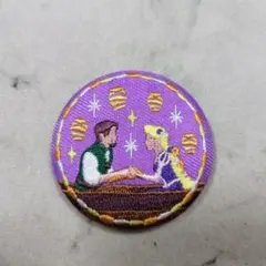 Disney 塔の上のラプンツェル 刺繍缶バッジ