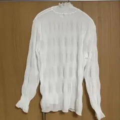 BONLECILLnoir マジョリカプリーツシャーリング ハイネックシアー