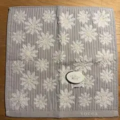 【新品・タグ付き 】TOCCA タオルハンカチ　花柄　デイジー