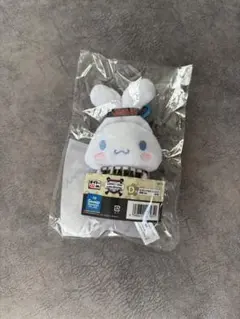 タイトーくじ 侍ジャパン×サンリオD賞 カラビナ付きマスコット応援　シナモン