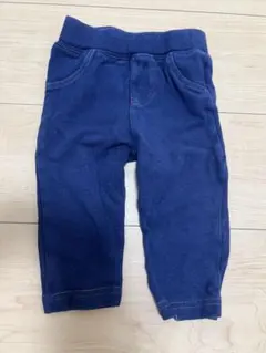ネイビーのポケット付きパンツ　80㎝