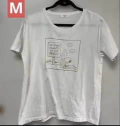 ⑨Samansa Mos2 blue スヌーピー Tシャツ Mサイズのサムネイル