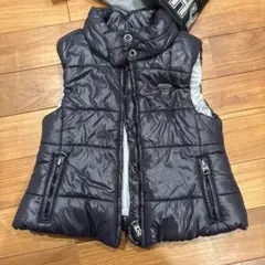 DIESEL ネイビー 中綿ダウンベスト