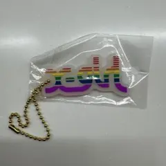 X-girl レインボーカラー ロゴ キーホルダー