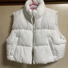 ダウンベストホワイト