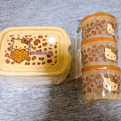 アベイル 日焼けキティ 保存容器3個セットヒョウ柄 新品未開封 - メルカリ
