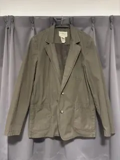 L.L.Bean 2つボタンジャケット 42 R オリーブグリーン