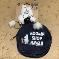 ムーミン【75周年ぬいバッジ＆ハワイ店限定コインケース】匿名配送料込み！