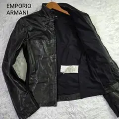 2026年最新】EMPORIO ARMANI メンズ レザージャケット・ライダースの