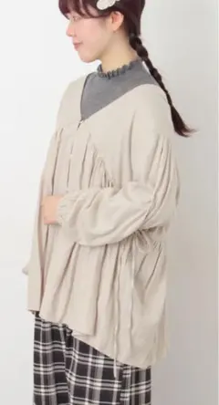 samansa mos2◎前後2WAYドロストチュニック