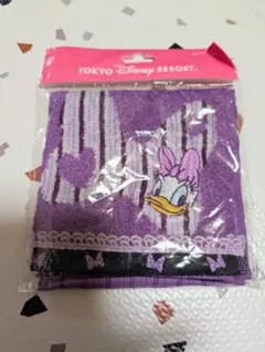ディズニー　デイジー　ミニタオル