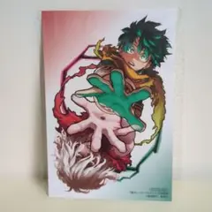 僕のヒーローアカデミア ヒロアカ 爆豪勝己 緑谷出久 ポストカード 33巻 特典 ヒロアカ 2月4日発売の33巻で堀越先生の描き下ろしピンナップを配布!