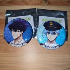 ブルーロックJR東海 推し旅 駅員ver 缶バッジ 氷織羊　烏 旅人