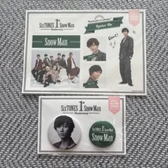 SnowMan 阿部亮平 1st Anniversary 缶バッジ　ステッカー