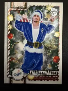 Topps MLB キケ・ヘルナンデス ホリデーカード