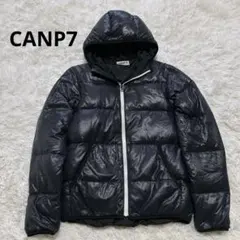 CANP7 キャンプセブン ダウンジャケット 광택 다운 다크 네이비 M