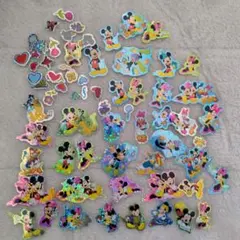 Disney　ミッキー　ミニー　ドナルド　デイジー　フレークシール　平成レトロ