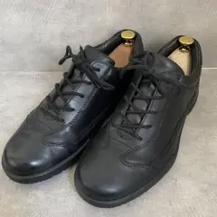 【美品】 ecco エコー レザースニーカー コンフォート ブラック 26cmのサムネイル