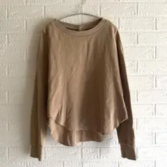 ロペピクニック【M相当】綿100% 2WAY スウェット／ワッフルプルオーバーのサムネイル