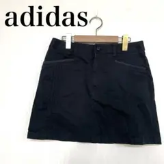 adidas レディース L 黒 ミニスカート スポーティー 美脚効果 Y2Kのサムネイル