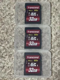Transcend 32GB SDHCカード 600x 3枚セット