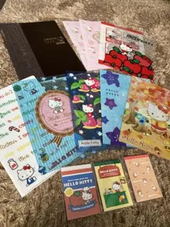 ハローキティ　クリアファイル　A4サイズ　メモ帳　ご契約内容ファイル　富国