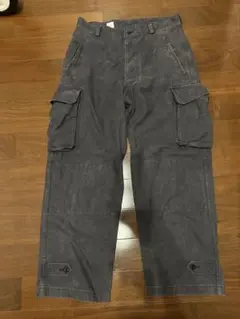 ARAN アラン　フランス軍　軍パン　M-49パンツ　カーゴパンツ ダークグレーのサムネイル