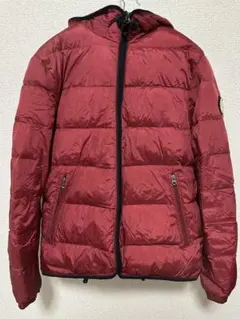 処分価格！REPLAY フード付き赤ダウンジャケット