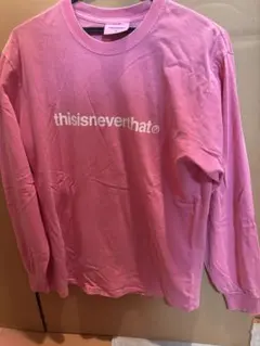 thisisneverthat 長袖Tシャツ ピンク Sサイズ 値下げ交渉⭕️のサムネイル