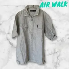 ▽34 ビンテージ　AIR WALK チェックシャツ　ファスナーのサムネイル