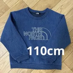 110cm THE NORTH FACE ネイビー トレーナーのサムネイル
