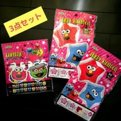 SESAME STREET 誕生日用ガーランド 約1mとバルーン2個セットのサムネイル