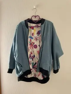 花柄 ブルゾン
