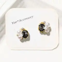 14-53　ハンドメイド☆ビジューピアス／イヤリング