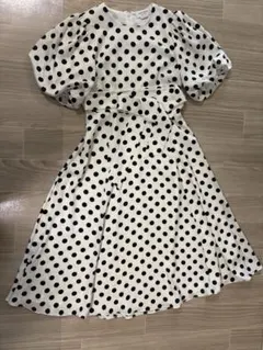 kate spade ドット柄 半袖ロングワンピース サイズ2