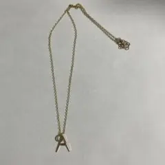 by boe ゴールド アルファベットA ネックレス