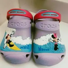 レア！Disney Hawaii Crocsミニーマウス21㎝ クロックスのサムネイル