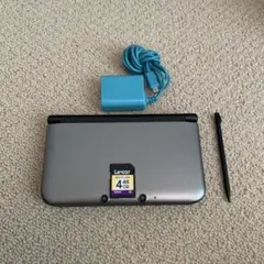 良品　ニンテンドー3DS LL シルバー×ブラック