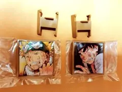 NARUTO 3Dレリーフスタンド ナルト、ロック リー2点セット ガチャ