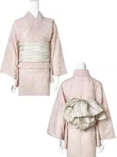 ❤️グレイル　GRL 線画花柄浴衣セット　ピンク　浴衣・兵児帯セット❤️