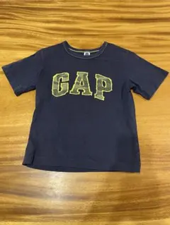 GAP KIDS ギャップキッズ 半袖Tシャツ 120 ネイビー ロゴ ワッペンのサムネイル