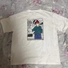 RED CAP GIRL バックプリント半袖Tシャツ　ユニセックス　Lサイズ